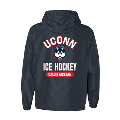 UConn - NCAA Women's Ice Hockey : Callie McLean - Windbreaker-1