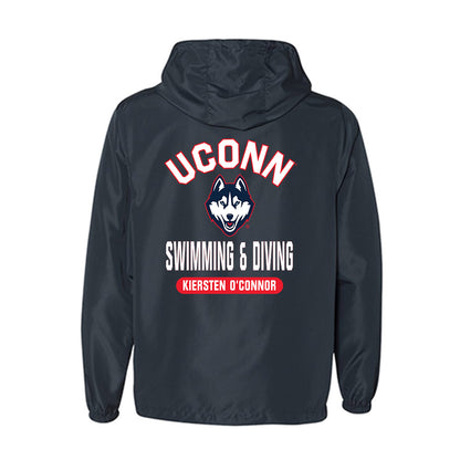 UConn - NCAA Women's Swimming & Diving : Kiersten O'Connor - Windbreaker-1