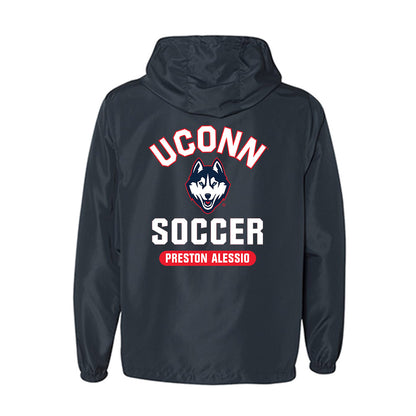 UConn - NCAA Men's Soccer : Preston Alessio - Windbreaker-1