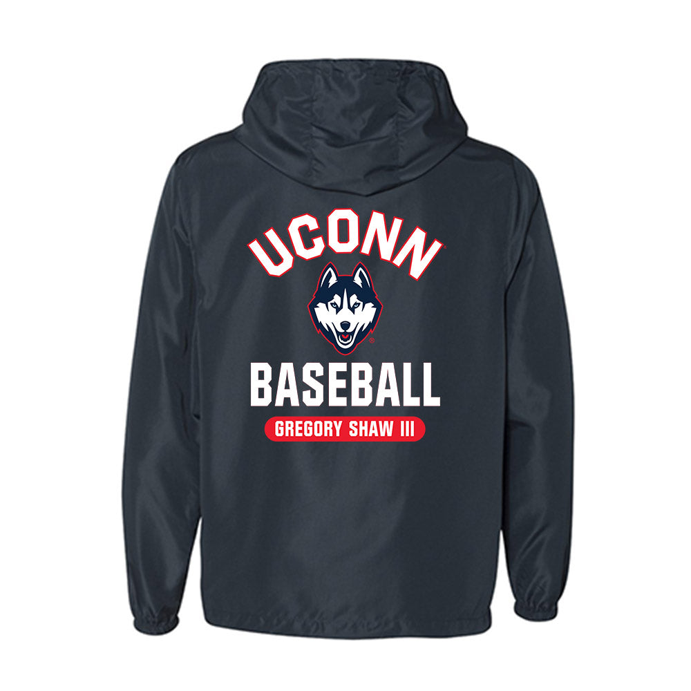 UConn - NCAA Baseball : Gregory Shaw III - Windbreaker-1