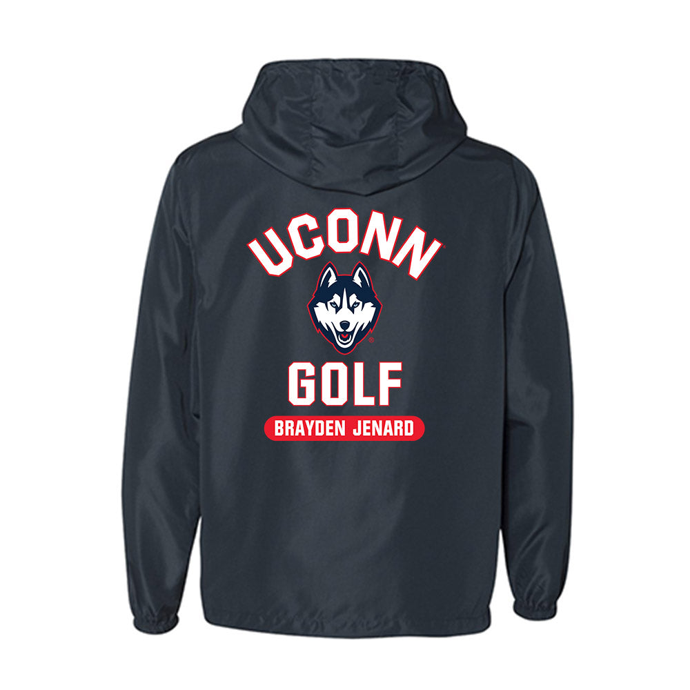 UConn - NCAA Men's Golf : Brayden Jenard - Windbreaker-1