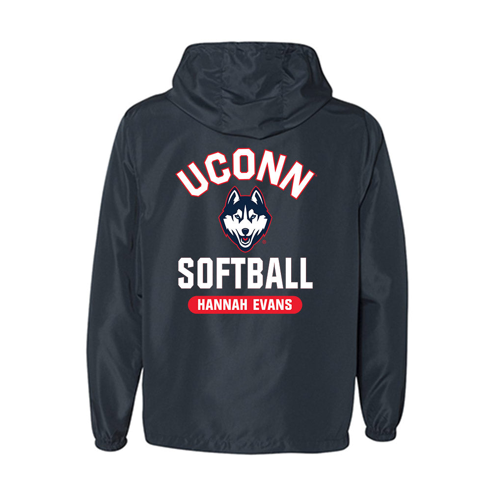 UConn - NCAA Softball : Hannah Evans - Windbreaker-1