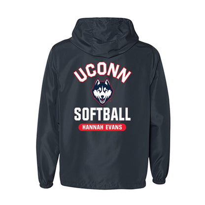 UConn - NCAA Softball : Hannah Evans - Windbreaker-1