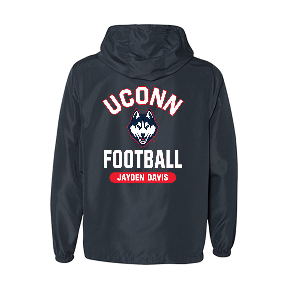 UConn - NCAA Football : Jayden Davis - Windbreaker-1