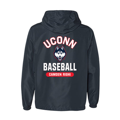 UConn - NCAA Baseball : Camden Righi - Windbreaker-1