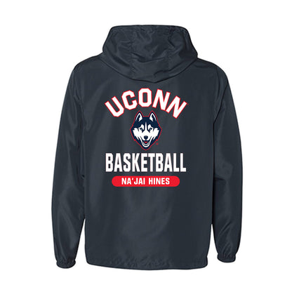 UConn - NCAA Men's Basketball : Na'Jai Hines - Windbreaker-1