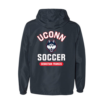 UConn - NCAA Men's Soccer : Sebastian Francis - Windbreaker-1
