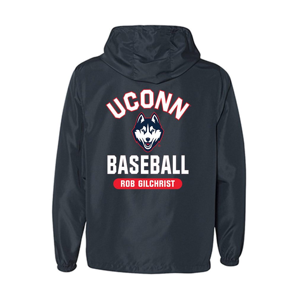 UConn - NCAA Baseball : Rob Gilchrist - Windbreaker-1