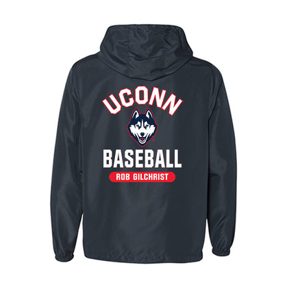 UConn - NCAA Baseball : Rob Gilchrist - Windbreaker-1