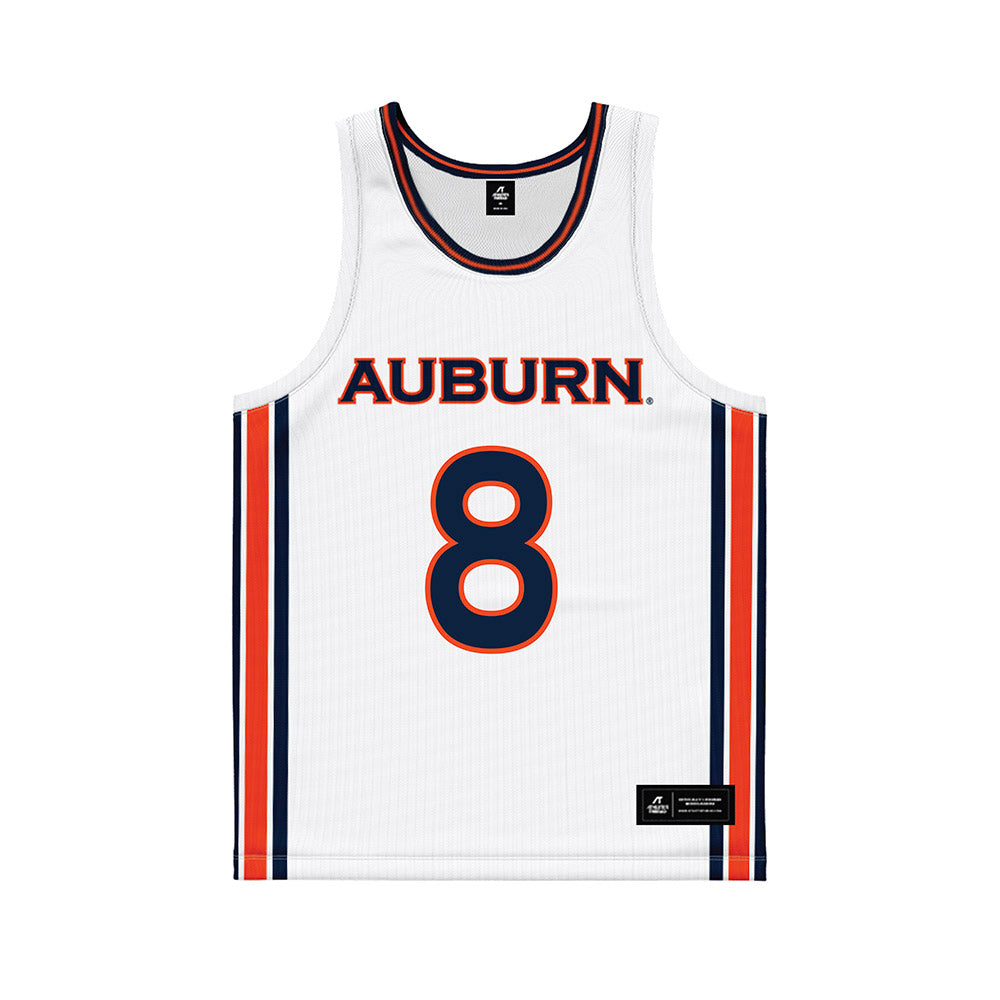 Auburn - NCAA Women's Basketball : Eva Garabadian - White Basketball Jersey-0