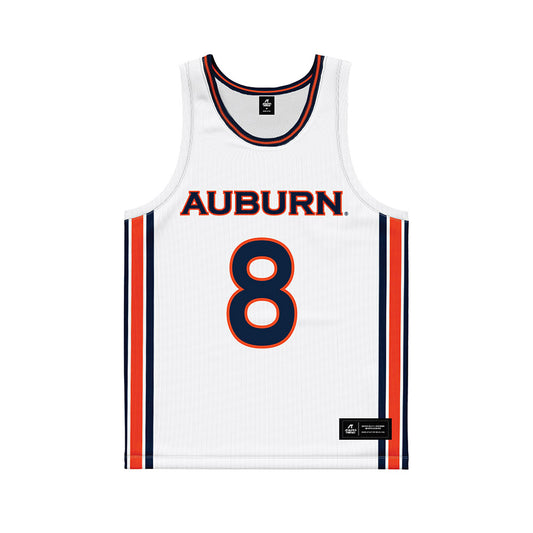 Auburn - NCAA Women's Basketball : Eva Garabadian - White Basketball Jersey-0