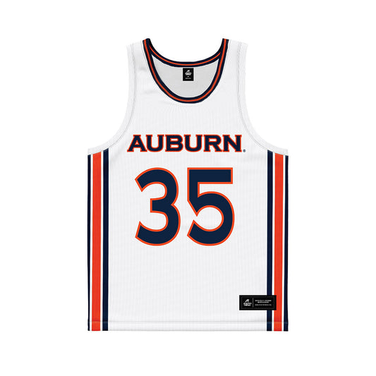 Auburn - NCAA Women's Basketball : Quanirah Montague - White Basketball Jersey-0