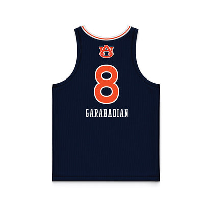 Auburn - NCAA Women's Basketball : Eva Garabadian - Blue Basketball Jersey-1