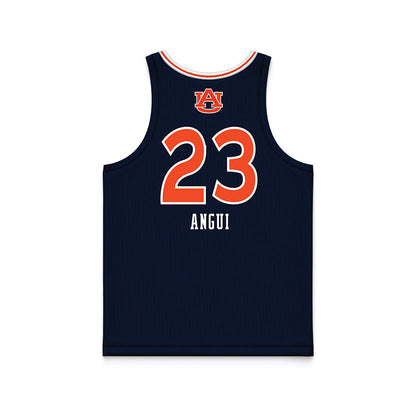 Auburn - NCAA Women's Basketball : Arek Angui - Blue Basketball Jersey-1