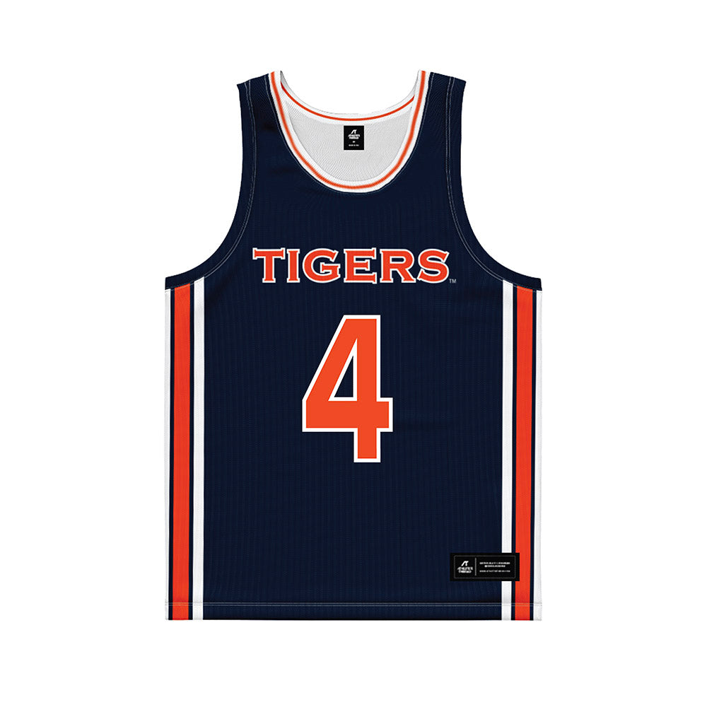 Auburn - NCAA Women's Basketball : Kaitlyn Duhon - Blue Basketball Jersey