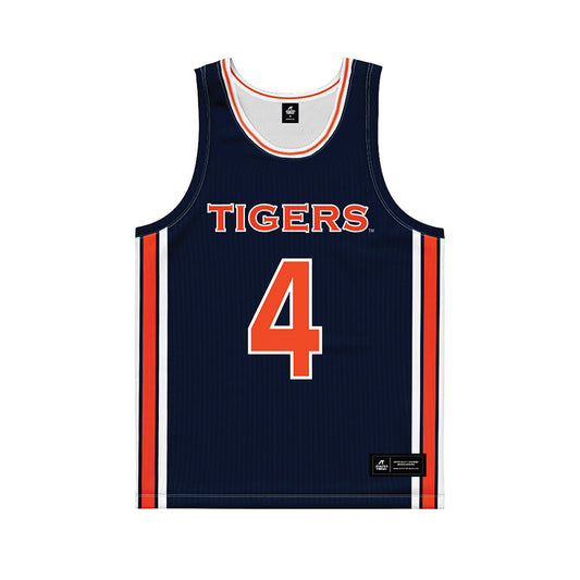 Auburn - NCAA Women's Basketball : Kaitlyn Duhon - Blue Basketball Jersey