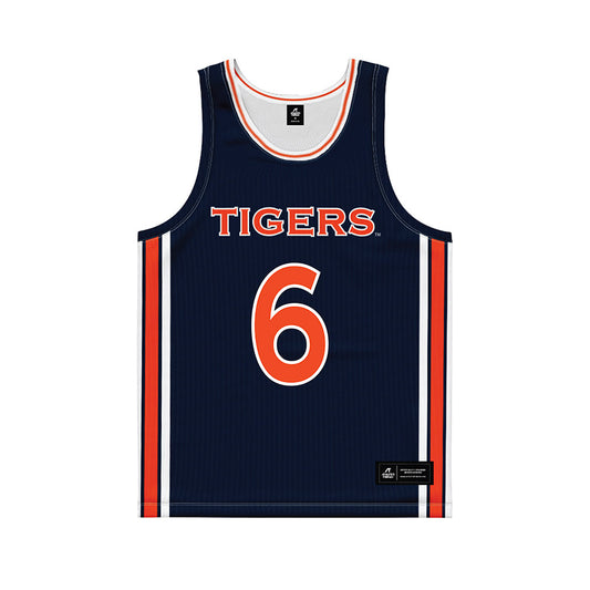 Auburn - NCAA Women's Basketball : Ndeye Leye - Blue Basketball Jersey-0