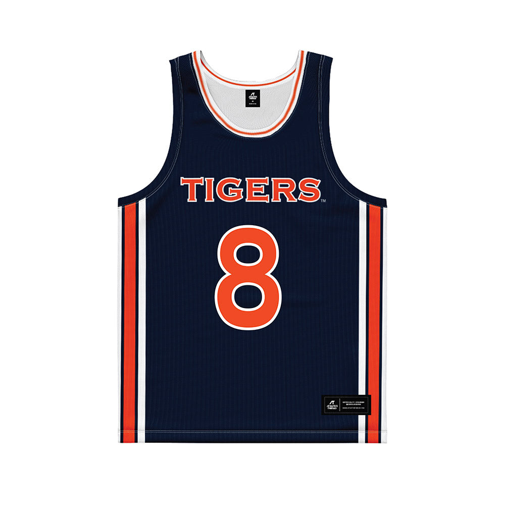 Auburn - NCAA Women's Basketball : Eva Garabadian - Blue Basketball Jersey-0