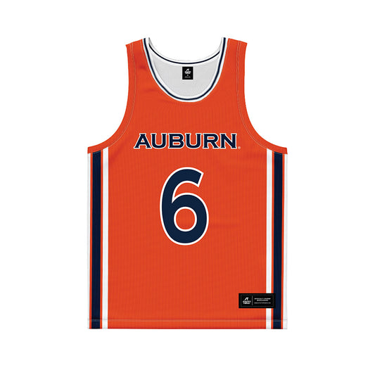Auburn - NCAA Women's Basketball : Ndeye Leye - Orange Basketball Jersey-0