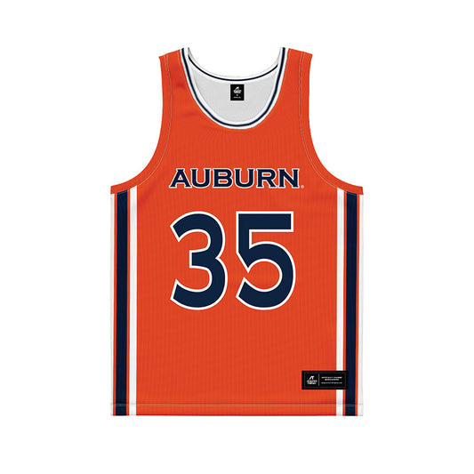 Auburn - NCAA Women's Basketball : Quanirah Montague - Orange Basketball Jersey-0