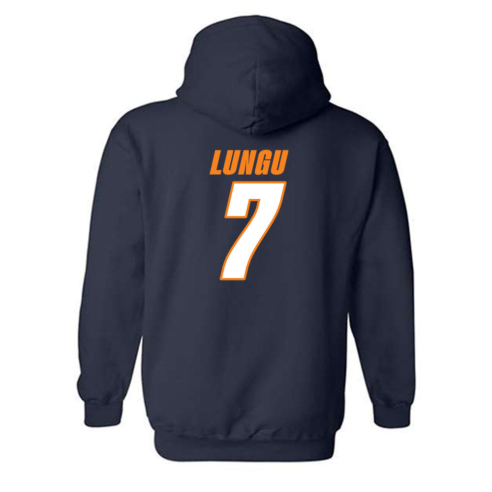 UT Martin - NCAA Men's Basketball : Dragos Lungu - Classic Shersey Hooded Sweatshirt-1