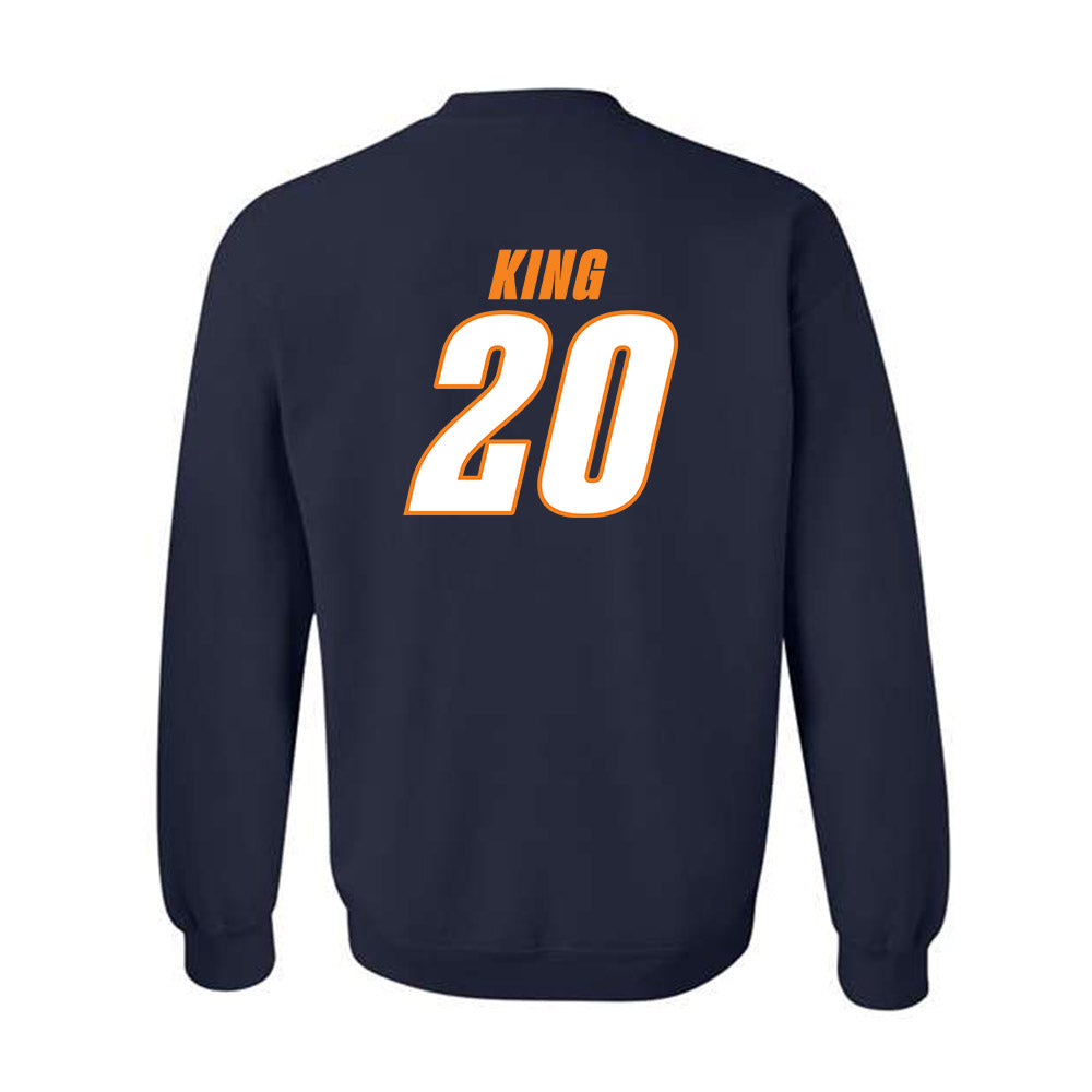 UT Martin - NCAA Baseball : Brandon King - Classic Shersey Crewneck Sweatshirt-1