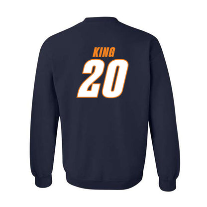 UT Martin - NCAA Baseball : Brandon King - Classic Shersey Crewneck Sweatshirt-1