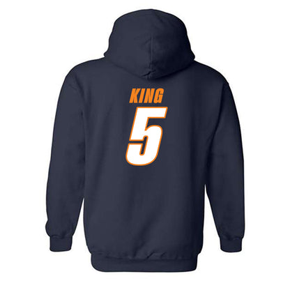 UT Martin - NCAA Men's Basketball : Damien King - Classic Shersey Hooded Sweatshirt-1
