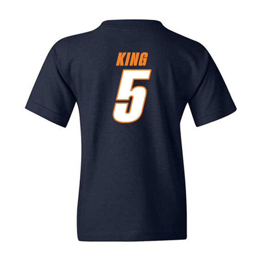 UT Martin - NCAA Men's Basketball : Damien King - Classic Shersey Youth T-Shirt-1