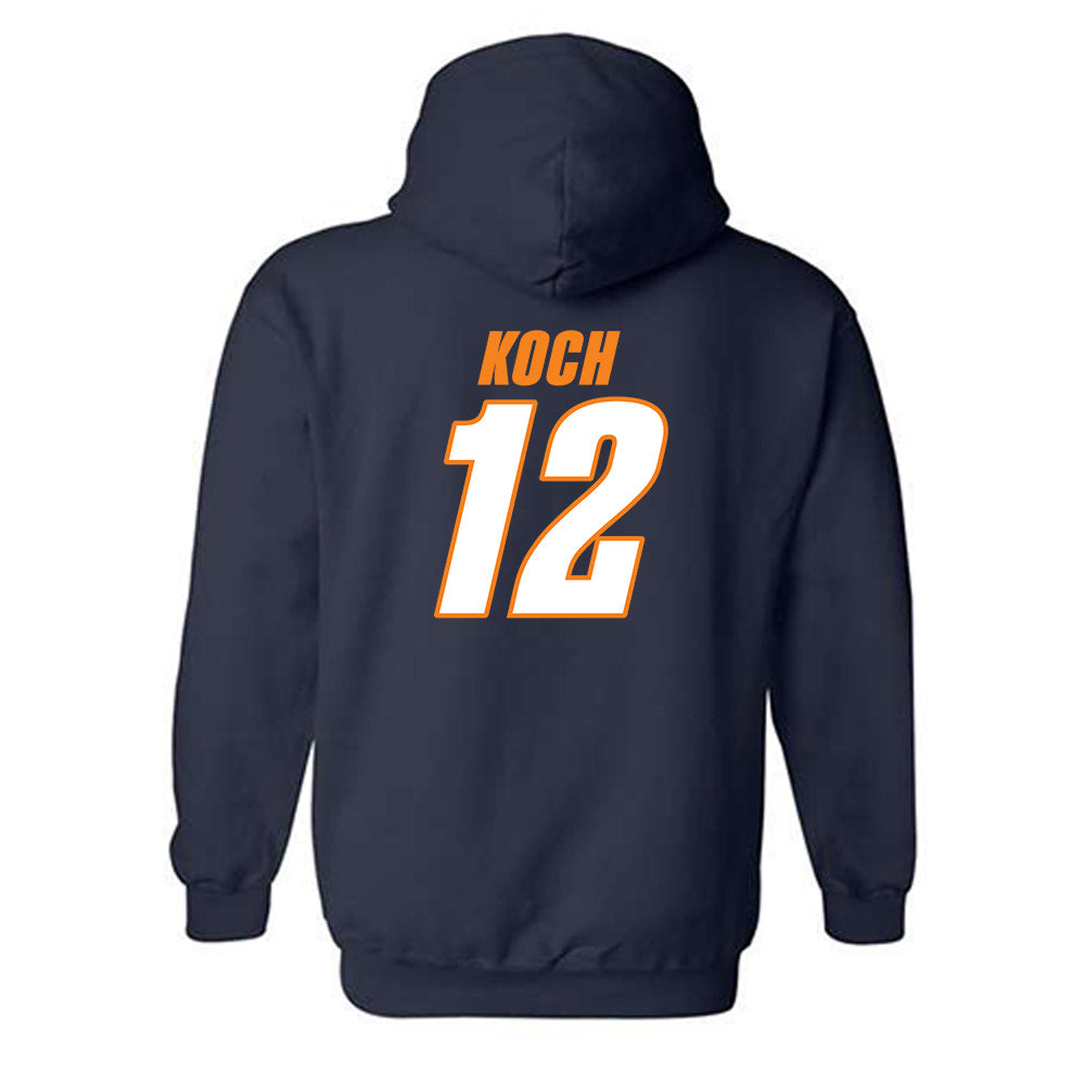 UT Martin - NCAA Baseball : Tommy Koch - Classic Shersey Hooded Sweatshirt-1