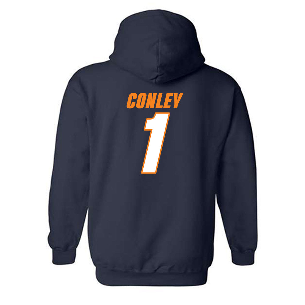 UT Martin - NCAA Baseball : Amari Conley - Classic Shersey Hooded Sweatshirt-1