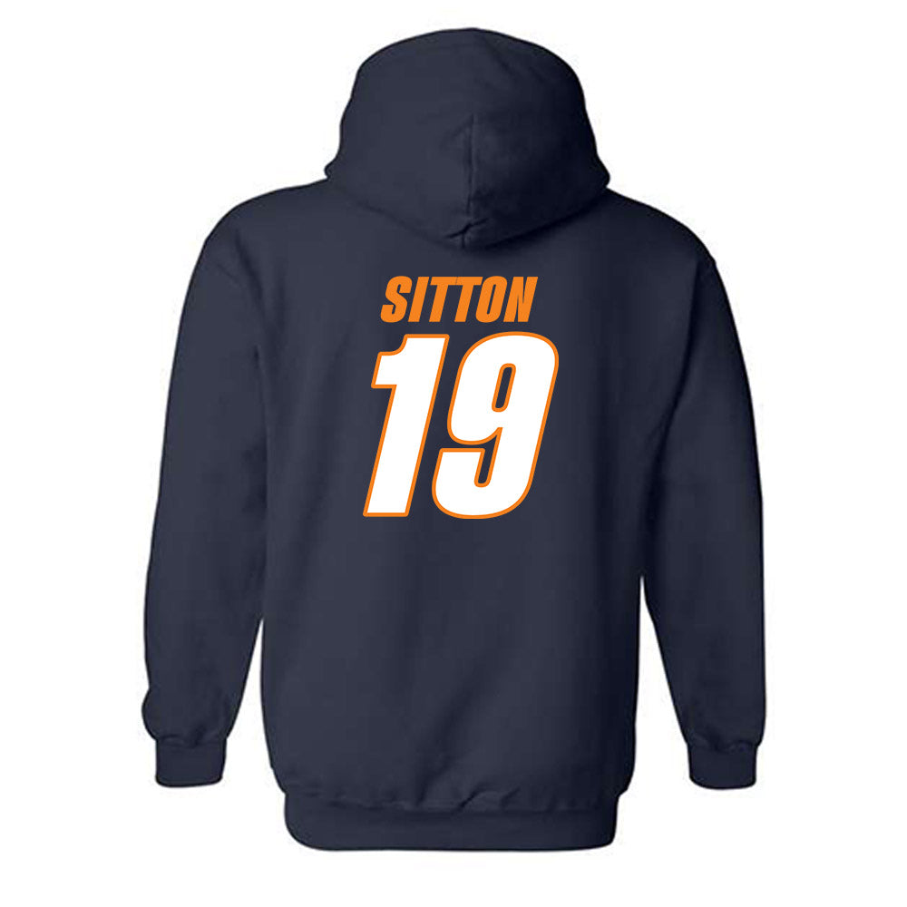 UT Martin - NCAA Baseball : Jacob Sitton - Classic Shersey Hooded Sweatshirt-1