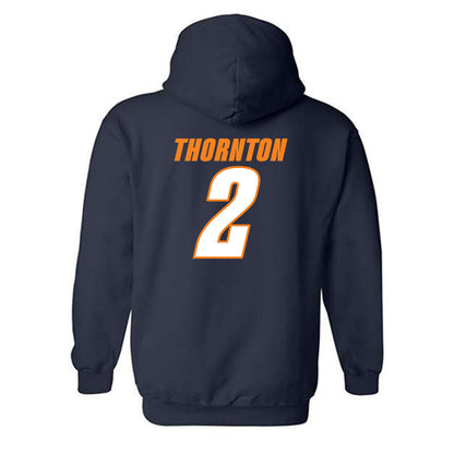 UT Martin - NCAA Baseball : Quincy Thornton - Classic Shersey Hooded Sweatshirt-1