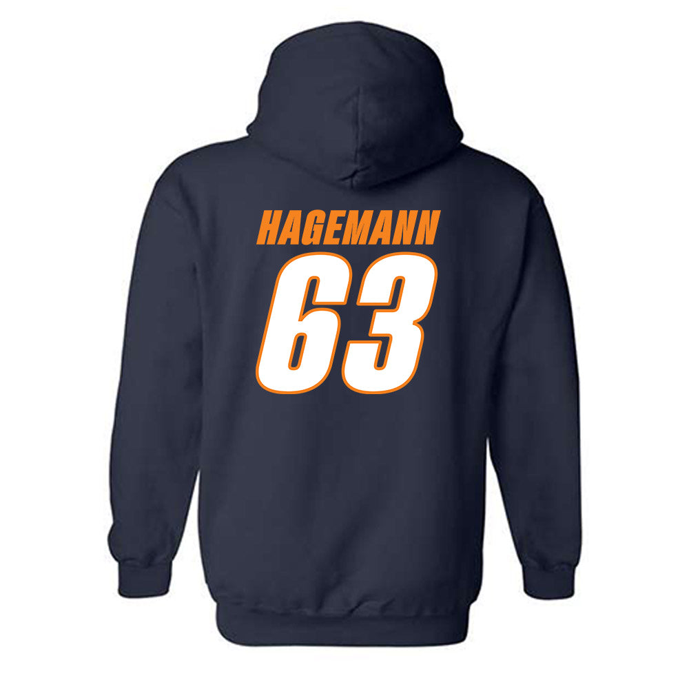 UT Martin - NCAA Football : Matt Hagemann - Classic Shersey Hooded Sweatshirt-1