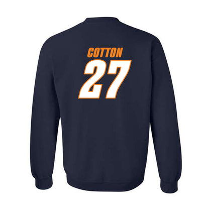 UT Martin - NCAA Football : Trey Cotton - Classic Shersey Crewneck Sweatshirt-1