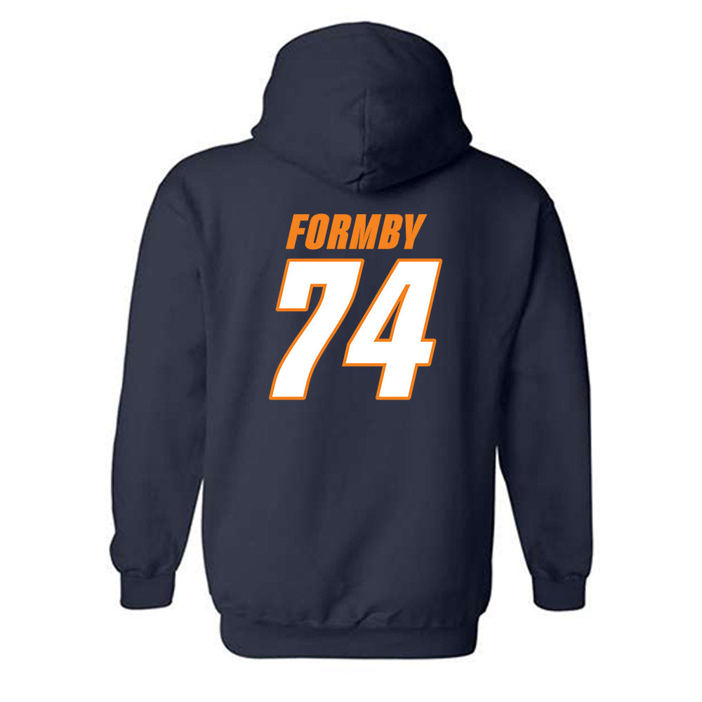 UT Martin - NCAA Football : Hayes Formby - Classic Shersey Hooded Sweatshirt-1