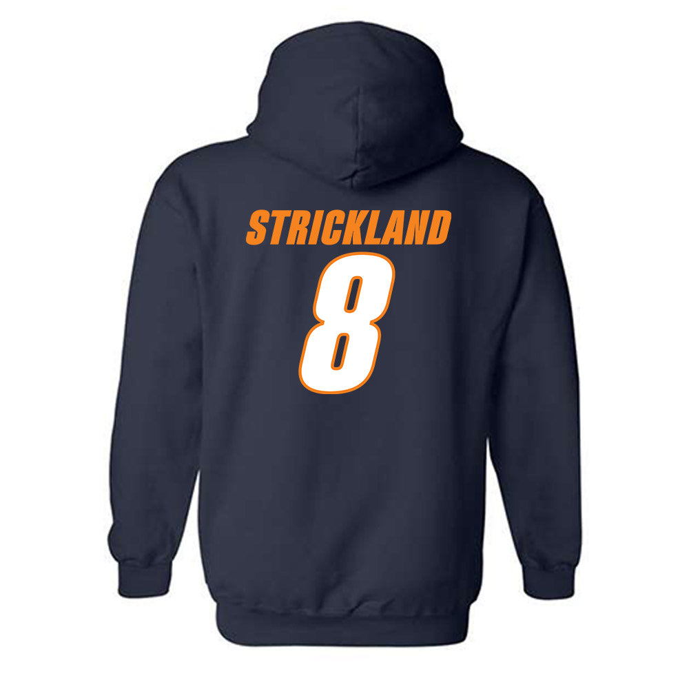 UT Martin - NCAA Baseball : Bo Strickland - Classic Shersey Hooded Sweatshirt-1