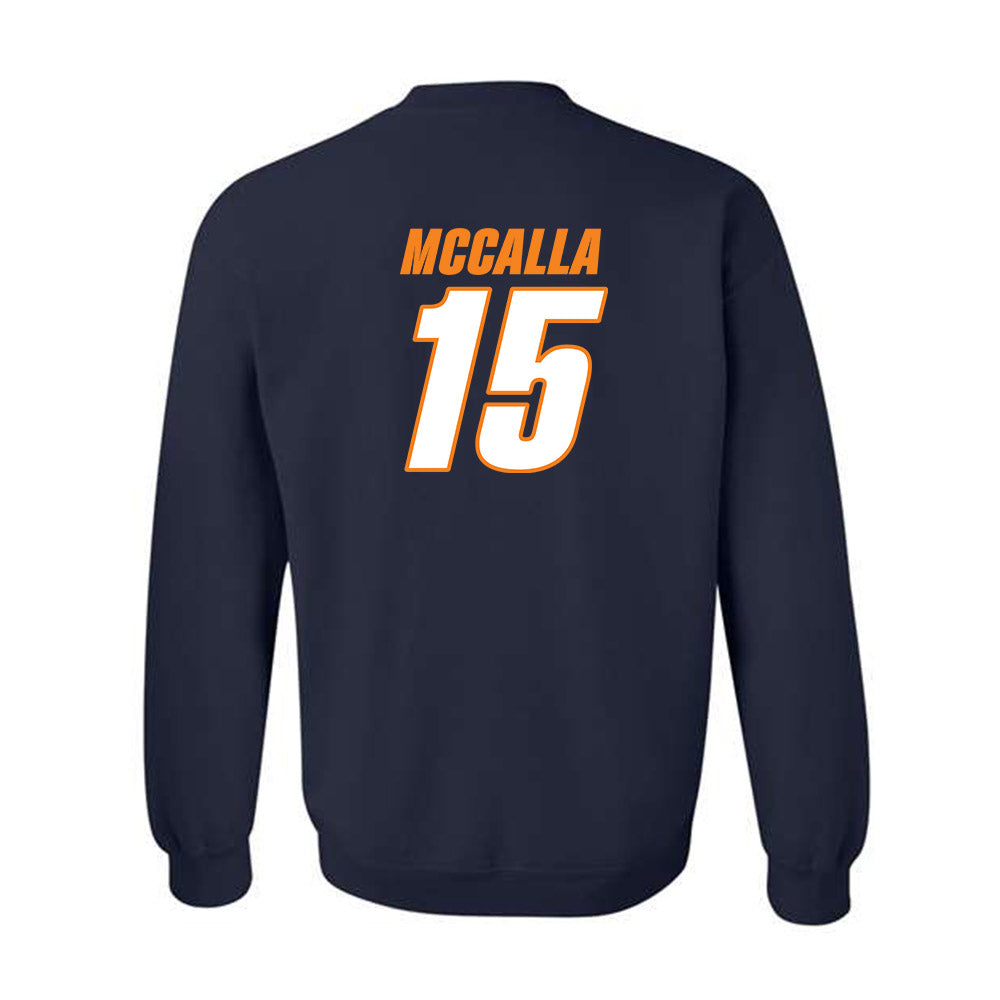 UT Martin - NCAA Baseball : Dean McCalla - Classic Shersey Crewneck Sweatshirt-1