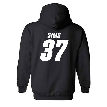 UT Martin - NCAA Football : Brandon Sims - Classic Shersey Hooded Sweatshirt-1