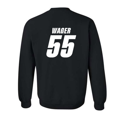 UT Martin - NCAA Baseball : Zachary Wager - Classic Shersey Crewneck Sweatshirt-1