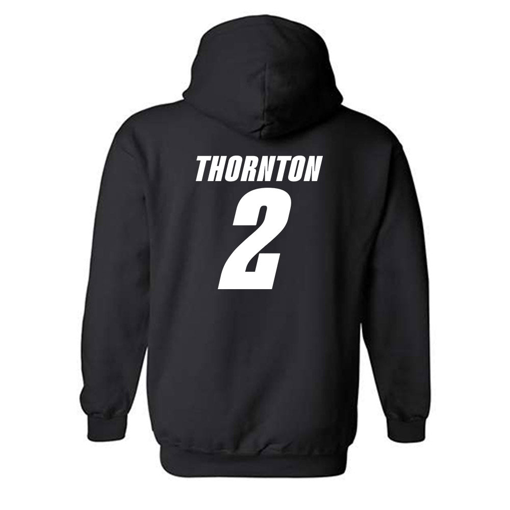 UT Martin - NCAA Baseball : Quincy Thornton - Classic Shersey Hooded Sweatshirt-1