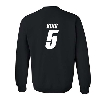 UT Martin - NCAA Men's Basketball : Damien King - Classic Shersey Crewneck Sweatshirt-1