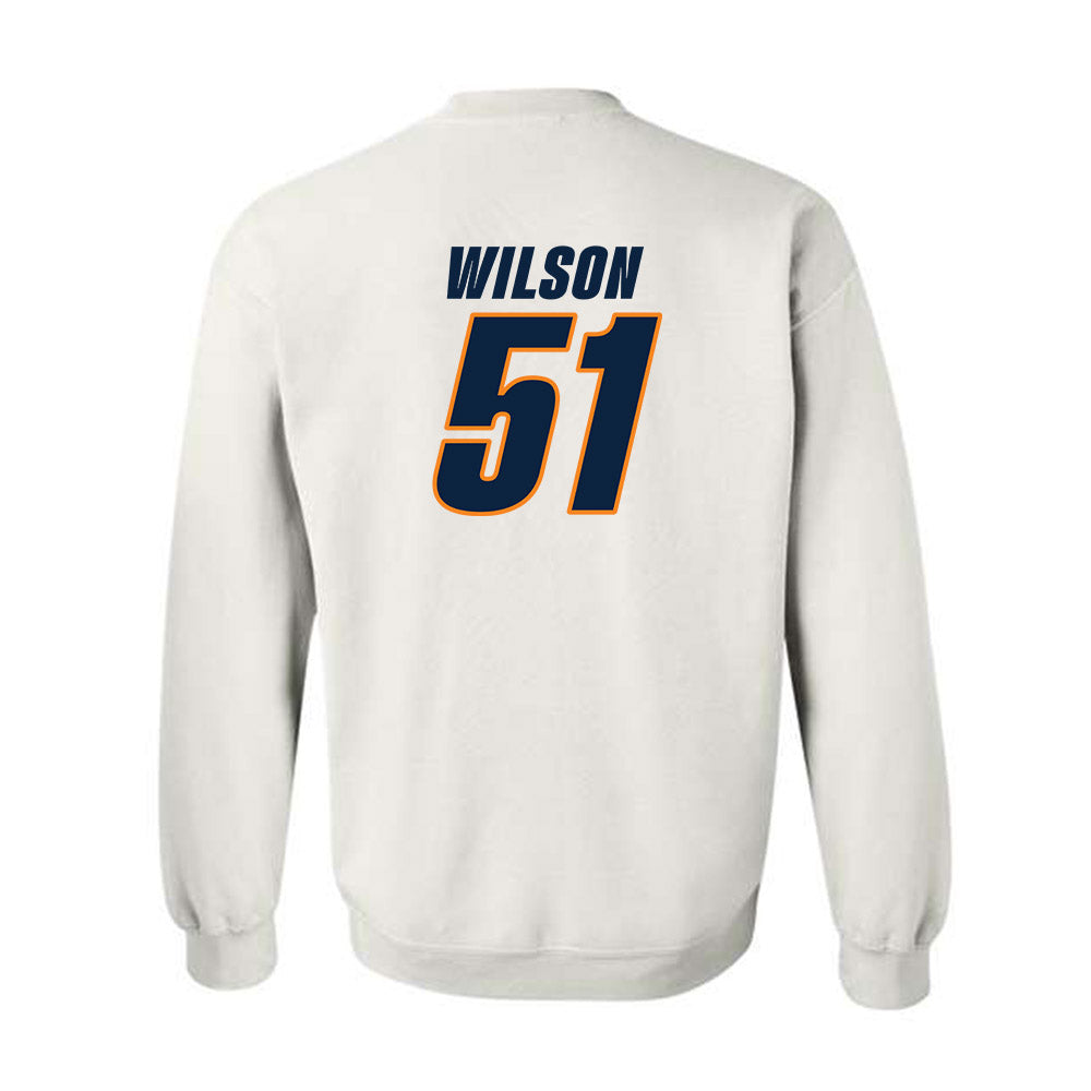 UT Martin - NCAA Football : Chris Wilson - Classic Shersey Crewneck Sweatshirt-1