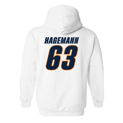 UT Martin - NCAA Football : Matt Hagemann - Classic Shersey Hooded Sweatshirt-1