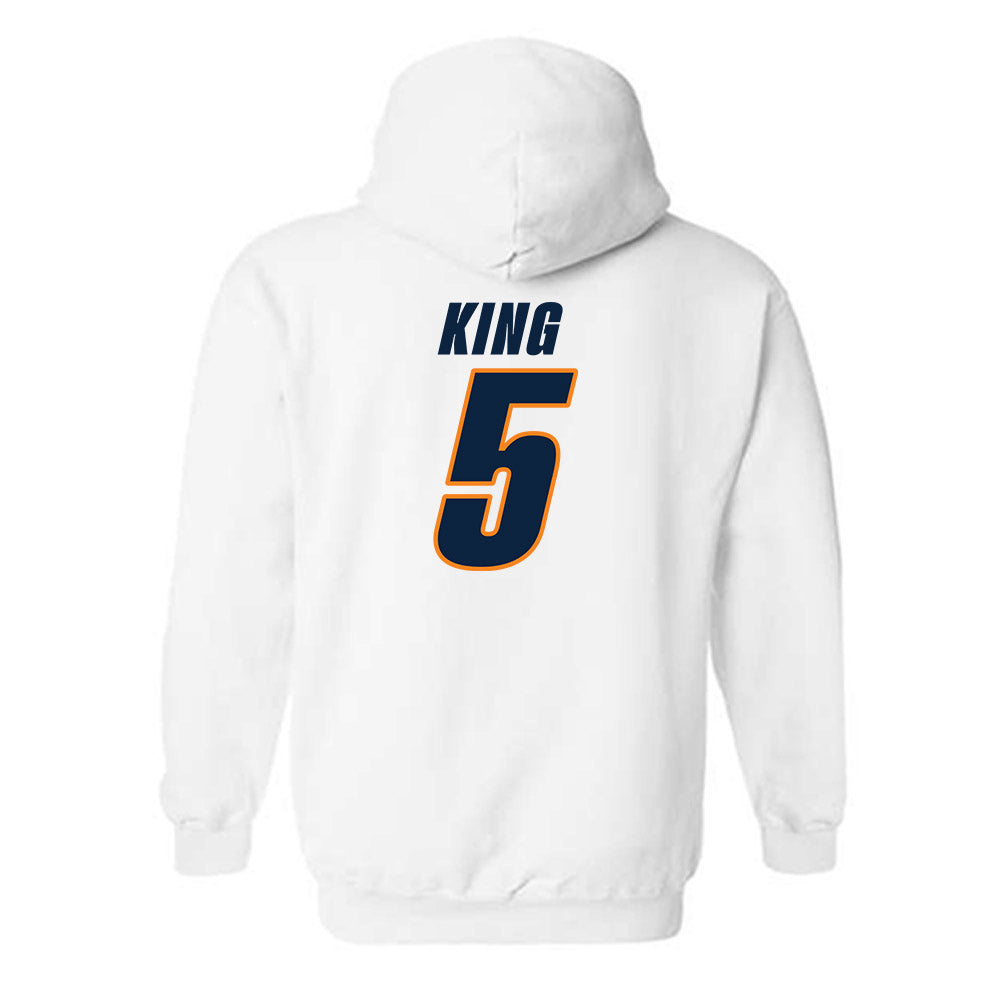 UT Martin - NCAA Men's Basketball : Damien King - Classic Shersey Hooded Sweatshirt-1