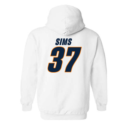UT Martin - NCAA Football : Brandon Sims - Classic Shersey Hooded Sweatshirt-1