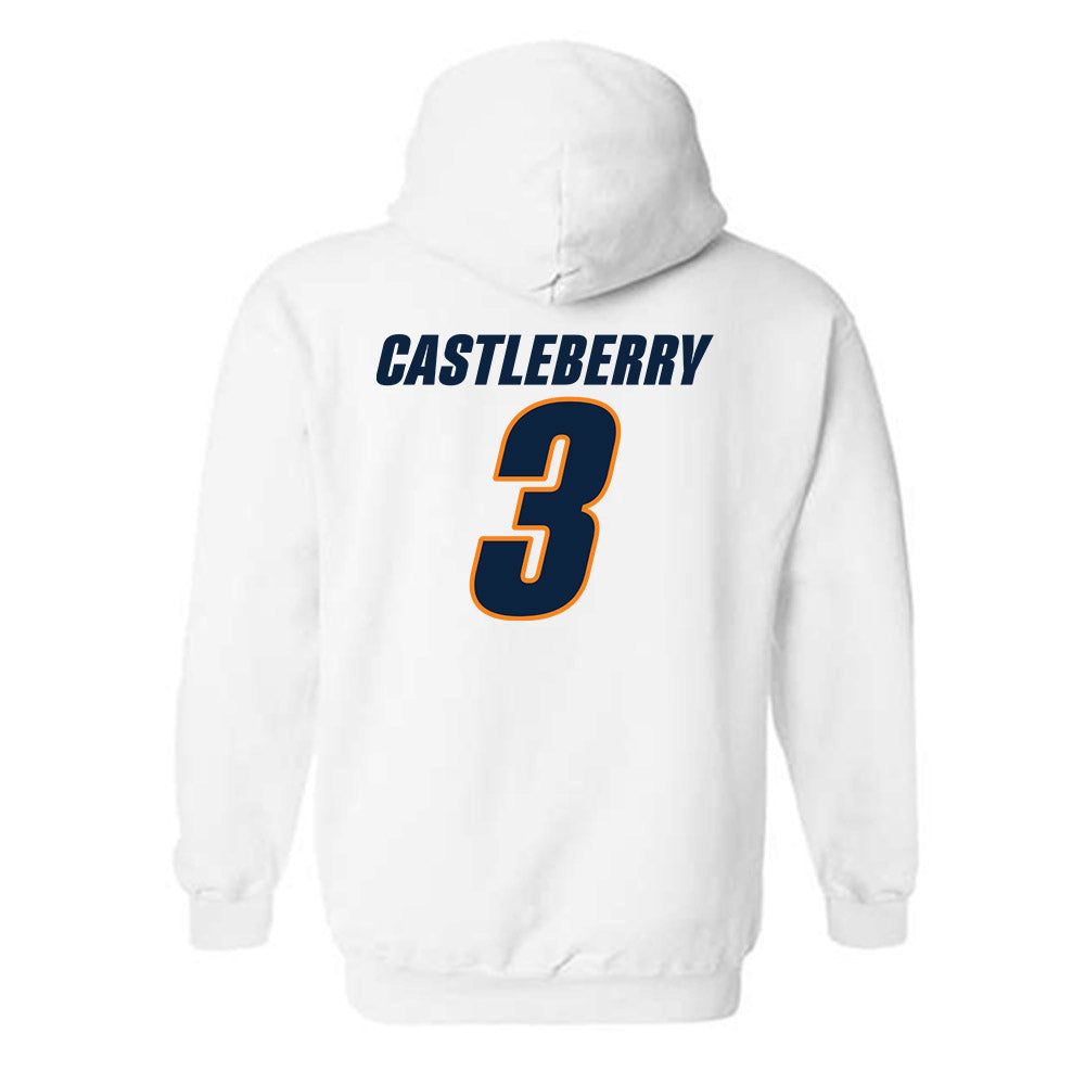 UT Martin - NCAA Football : Joel Castleberry - Classic Shersey Hooded Sweatshirt-1