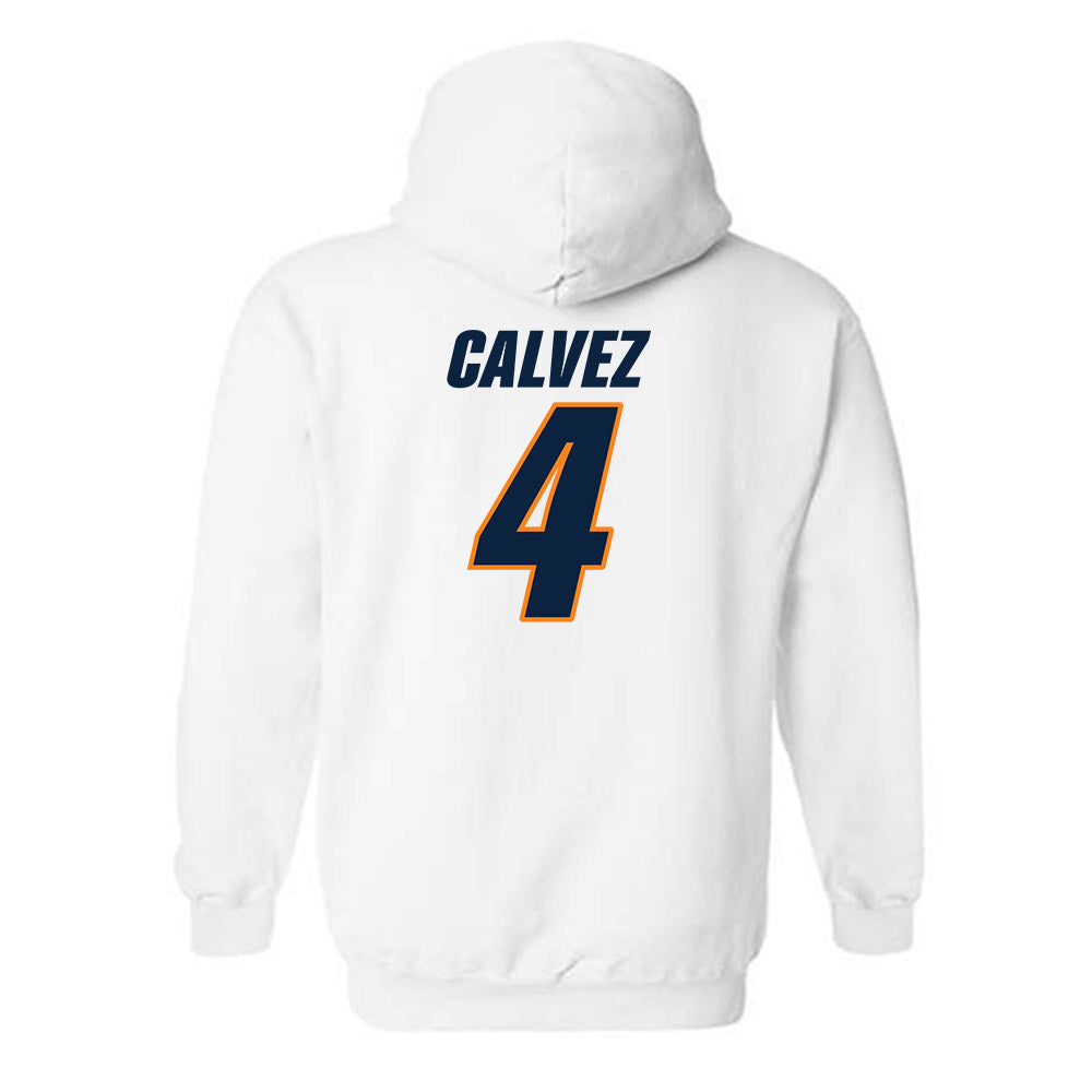 UT Martin - NCAA Football : Julian Calvez - Classic Shersey Hooded Sweatshirt-1