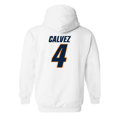 UT Martin - NCAA Football : Julian Calvez - Classic Shersey Hooded Sweatshirt-1