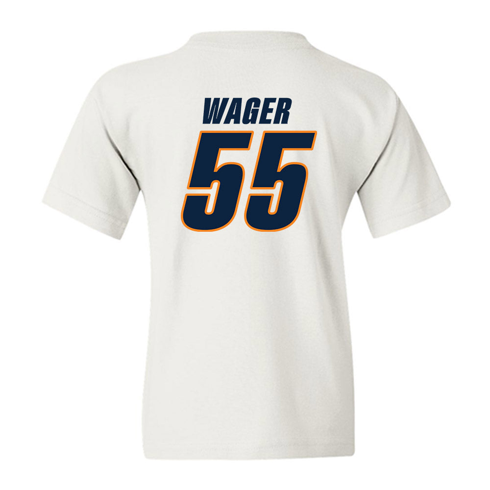 UT Martin - NCAA Baseball : Zachary Wager - Classic Shersey Youth T-Shirt-1